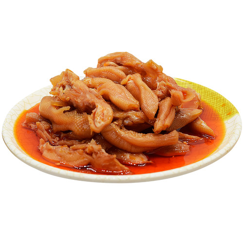 四川特产开洪牌麻辣鸭掌脱骨去骨鸭爪卤味无骨香辣零食香小吃240g - 图3