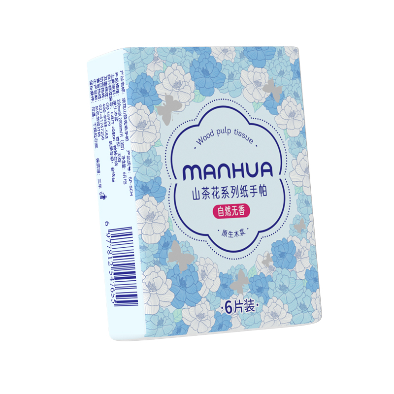 【漫花】山茶花手帕纸