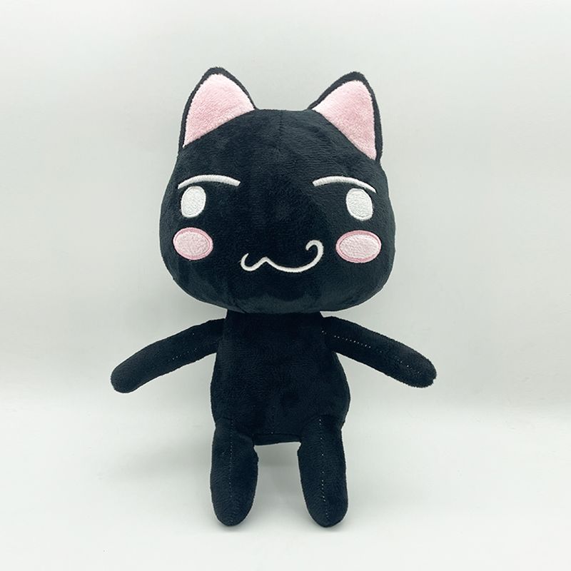 Toro Inoue plush多罗猫白猫黑猫玩偶笑脸可爱毛绒公仔儿童礼物娃 - 图2