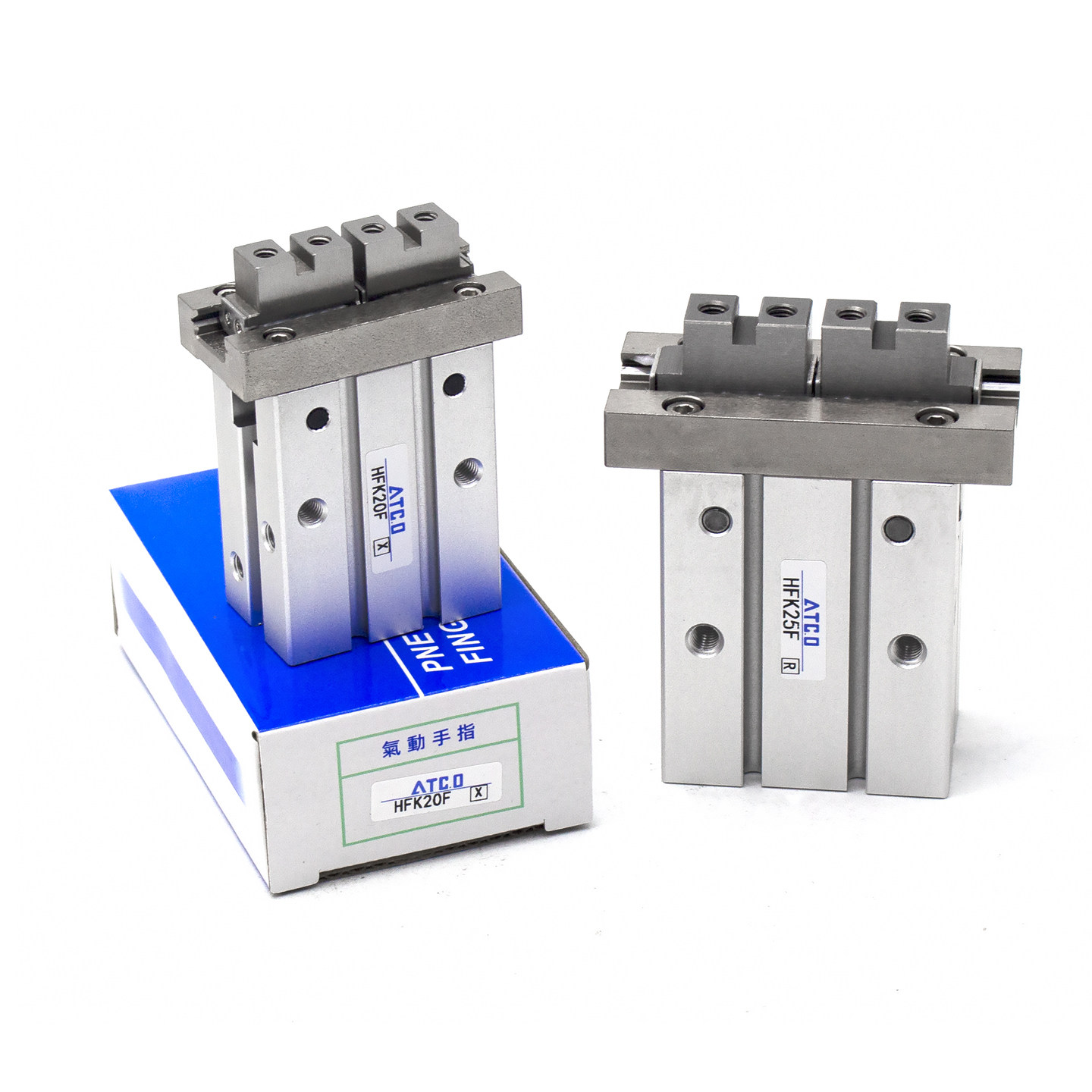 气动手指气缸夹爪HFZ/HFK-6F 10F 16F 20F 25F 32F 40F底部安装,淘宝优惠券,粉丝福利购,淘宝优惠卷