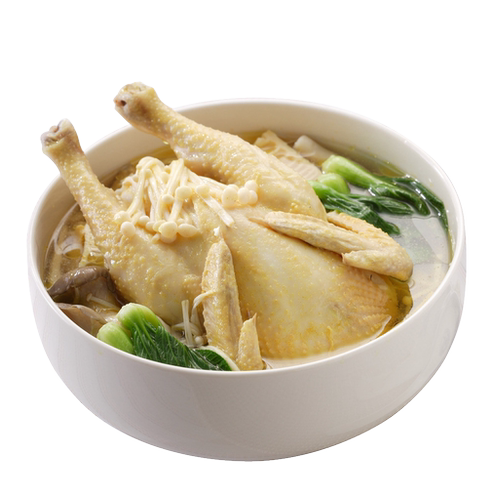 美味养生汤鸡汤肉汤排骨汤羹手绘美食美味鸡汤插画PNG免扣素材 - 图2