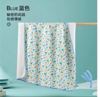 gb good baby summer cool quilt baby air conditioner quilt kindergarten summer thin small quilt quilt embroidery washable