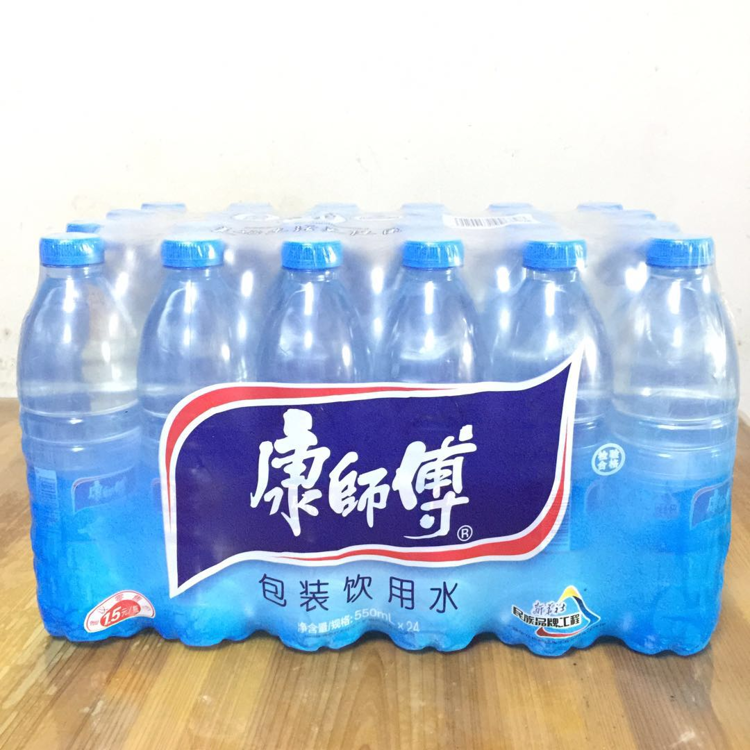 康师傅包装水饮用净水550ml*24瓶瓶装水多仓同城配送10箱包邮 - 图0