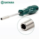 Shida screwdriver handle 6.3mm cruciform handle screwdriver straight handle strong magnetic screwdriver head rotating handle