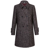 邢氏 Длинная осенняя куртка, лонгслив, шерстяное пальто, большой размер, средней длины, городской стиль, яркий броский стиль, по фигуре