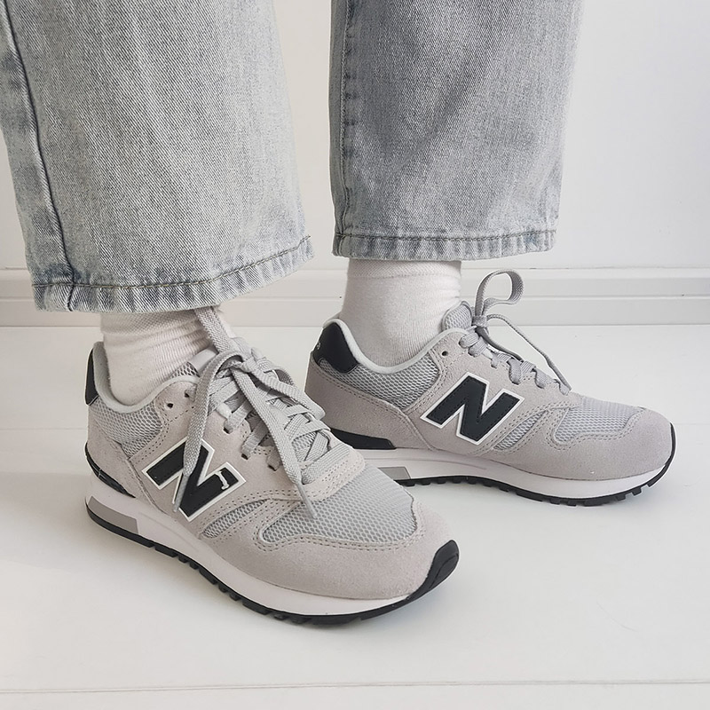 New Balance NB复古经典男女减震灰白色休闲运动慢跑步鞋ML565CLG - 图0