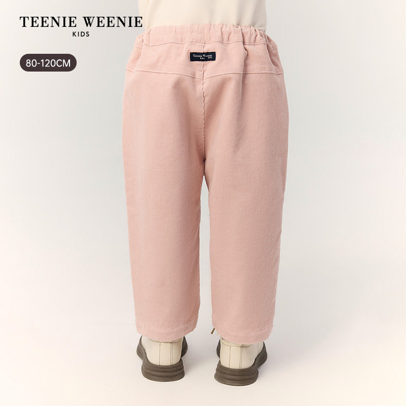 TeenieWeenie Kids小熊童装25年新款秋冬女宝宝可爱灯芯绒萝卜裤,淘宝优惠券,粉丝福利购,淘宝优惠卷