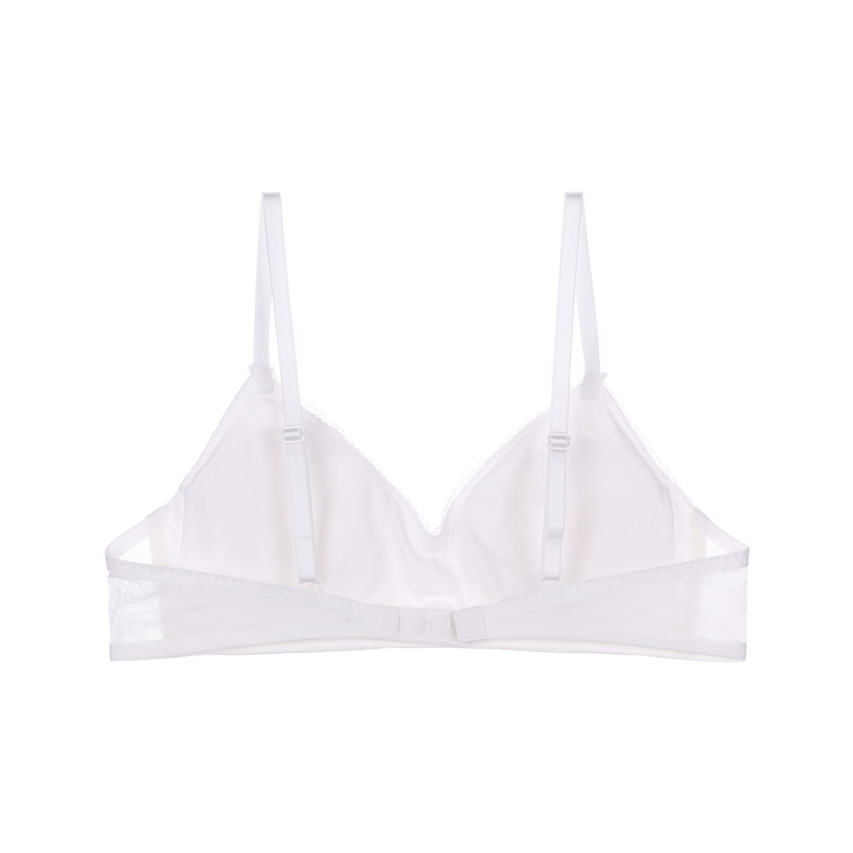 安莉芳小清新棉质白色少女围无钢圈背心文胸薄款舒适内衣EB3106,淘宝优惠券,粉丝福利购,淘宝优惠卷