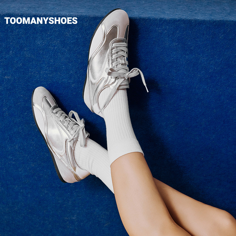 Toomanyshoes女鞋2025一见心动时尚板鞋女复古德训鞋,淘宝优惠券,粉丝福利购,淘宝优惠卷