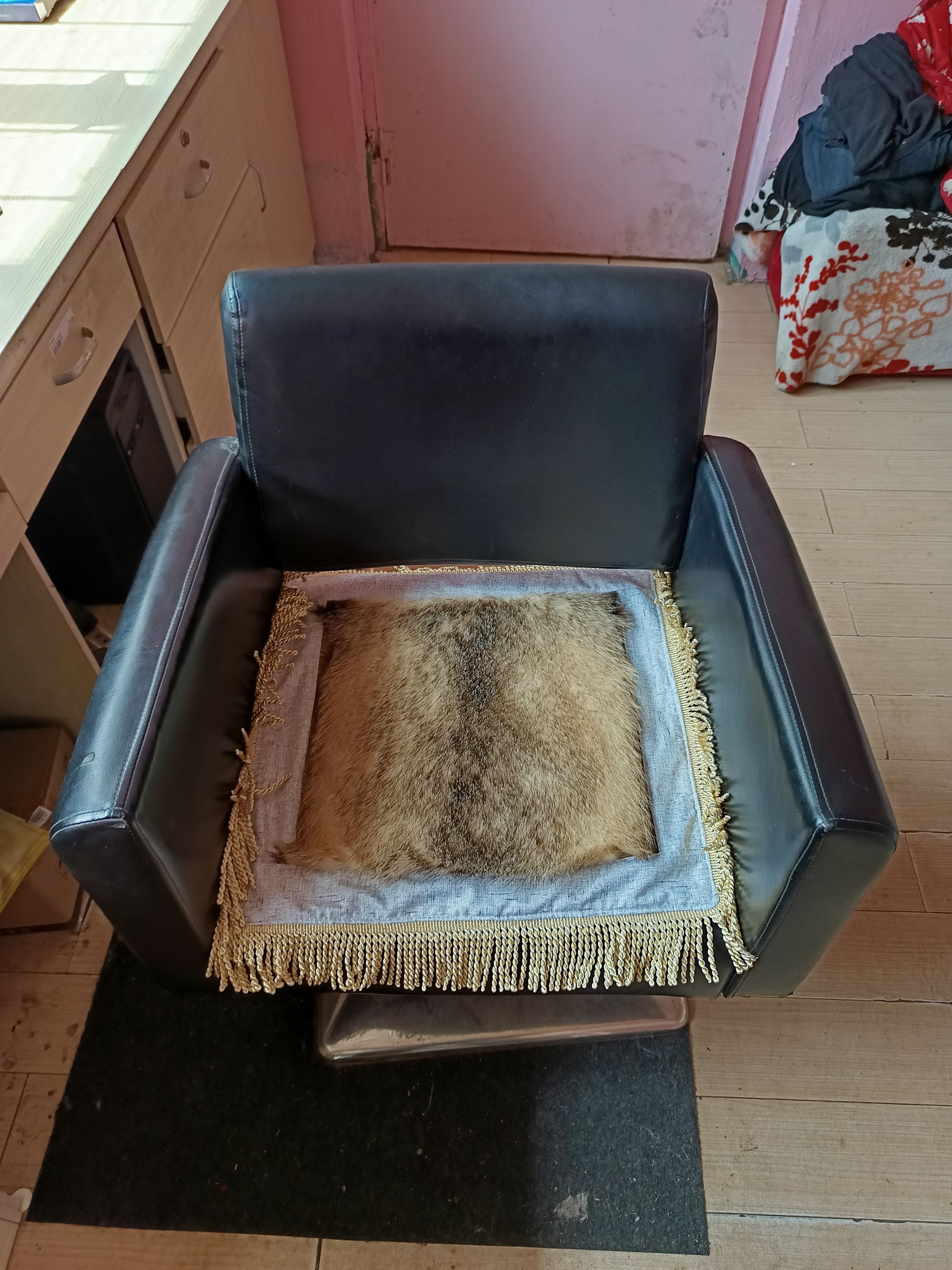 汽车坐垫四季通用天然皮毛真皮坐垫座垫