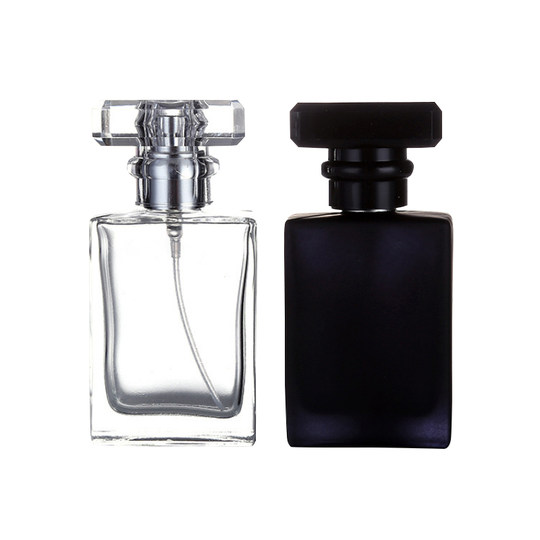 Glass press spray perfume bottle
