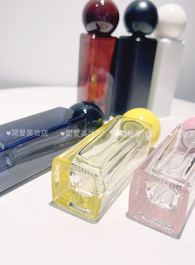 香水分装瓶按压喷雾瓶玻璃空瓶子30毫升彩色化妆品替换瓶小样便携