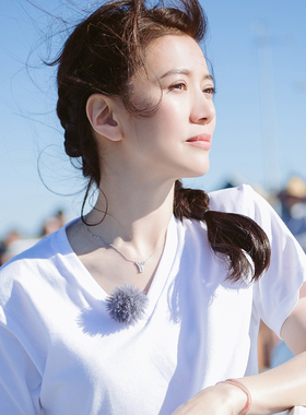ins简约小众设计感925女轻奢项链