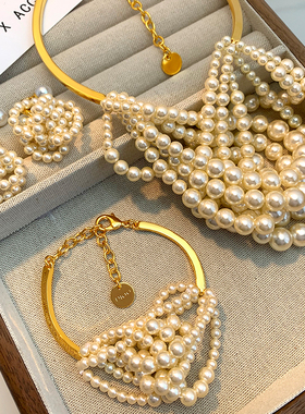 爆款D家高级感珍珠项链女小众