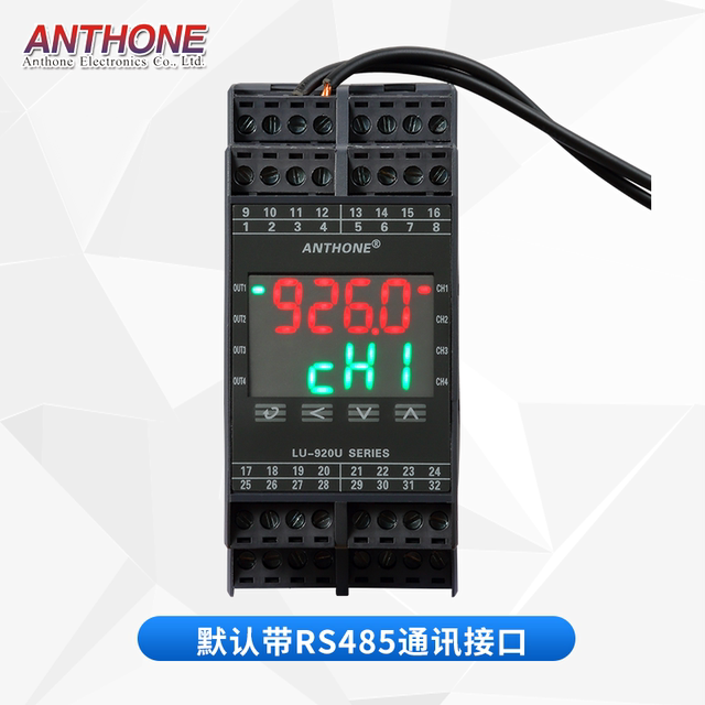 Four-way programmable pid temperature control module rs485 communication