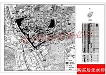 General planning drawings cad drawings for a mountain residential community building in the North