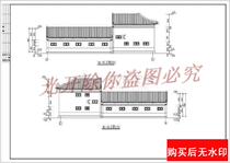 Northern frame structure antique building drawings node cad drawings