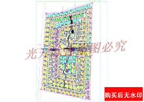 A large villa area in the north for detailed planning of the total plane drawings cad drawings