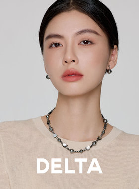 DELTA设计感澳白珍珠耳饰