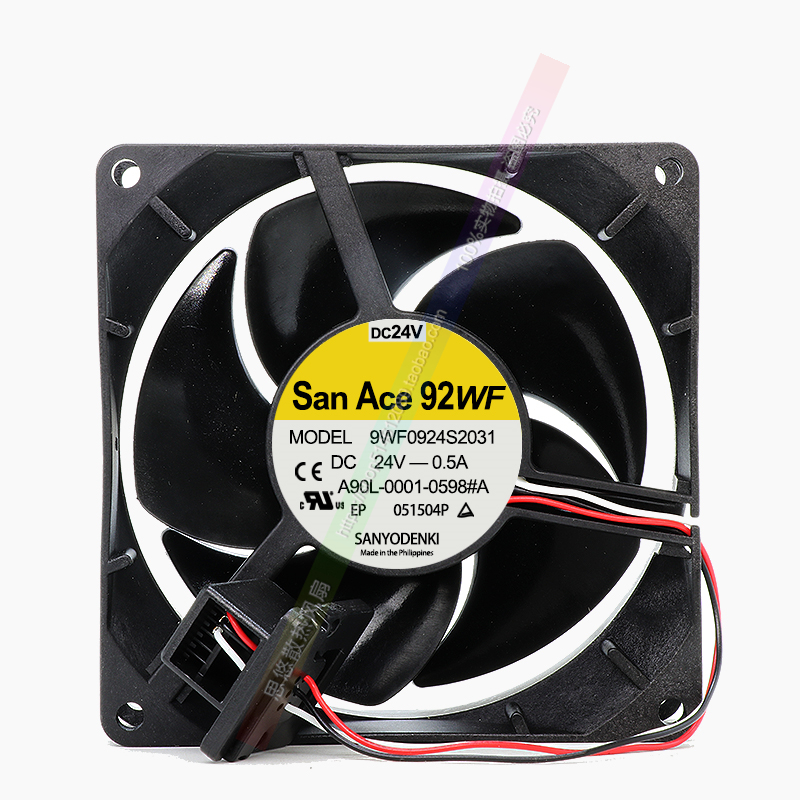 三洋SanAce92WF A90L-0001-0598#A 9WF0924S2031 FANUC发那科风扇-图2