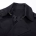 2019 xuân mới nam siêu dài khâu áo gió nam dài phần nam kinh doanh bình thường trên áo khoác đầu gối Slim - Áo gió