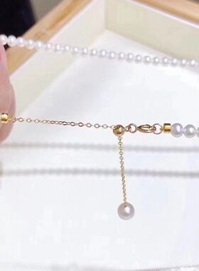 正品高品质淡水珍珠项链女诸暨