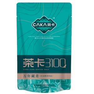 茶卡3100万年藏青无碘盐