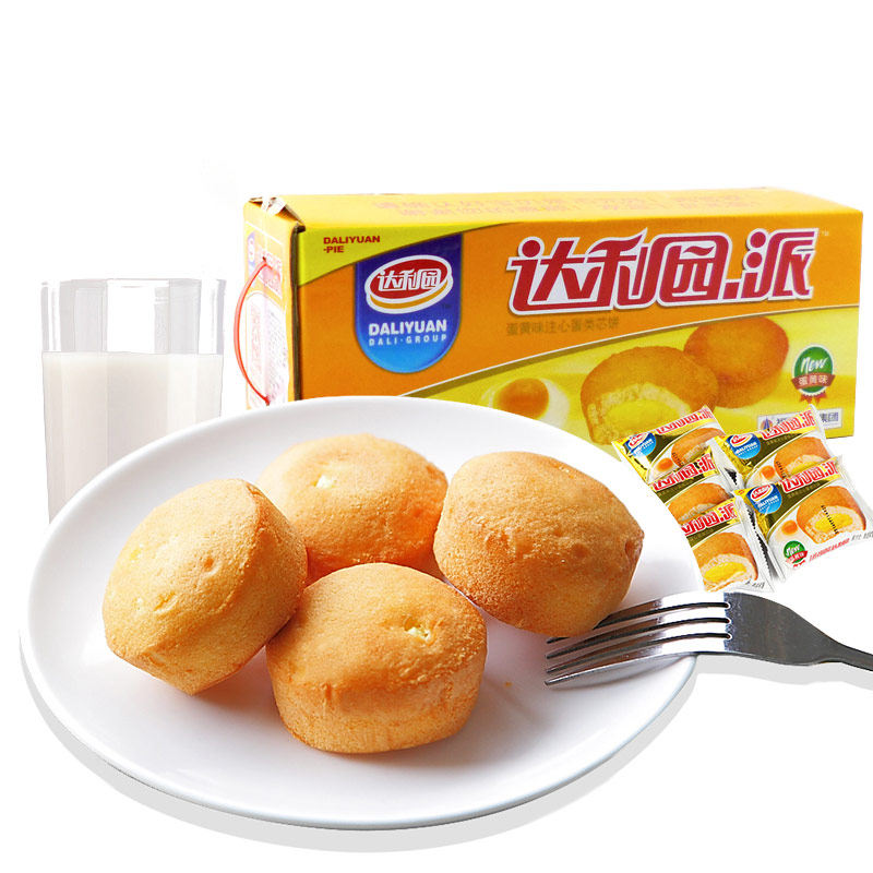 达利园蛋黄派点注心整箱品早餐蛋糕 宝鸿食品西式糕点