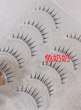 又纯又欲仙女毛兔奶奶M06空气感自然根根分明透明梗假睫毛一片式