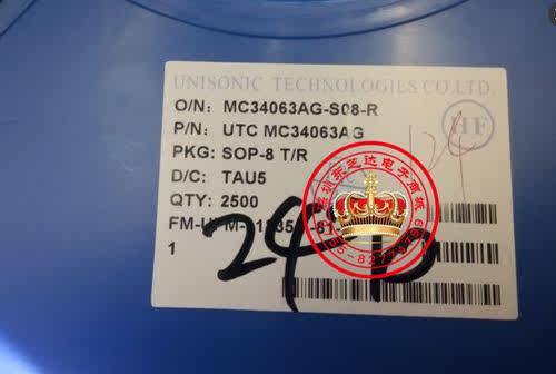 MC34063AG MC34063AL无铅无卤原装DC-DC转换器控制器IC - 图0