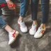 Kéo lại giày vải nam và nữ 2019 giày chạy bộ thời trang giày hoang dã giày thường giày thể thao - Plimsolls