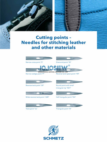 134-35LR Dpx17 schmetz 德国蓝狮机针 1341 246 8B 高车斧头刀针 - 图1