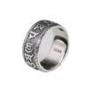 Chunfeng Sihan s925 silver retro craft men's ring men's flat opening adjustable silver ring