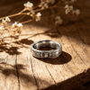 Chunfeng Sihan Literary Retro Hand Jewelry Pure Silver 999 Gourd Baifu Ring Opening Exquisite Index Finger Ring Women's Ring