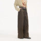 DIDDI MODA Striped Waist Natural Waist Straight Design Temperament Casual Pants Spring 2026
