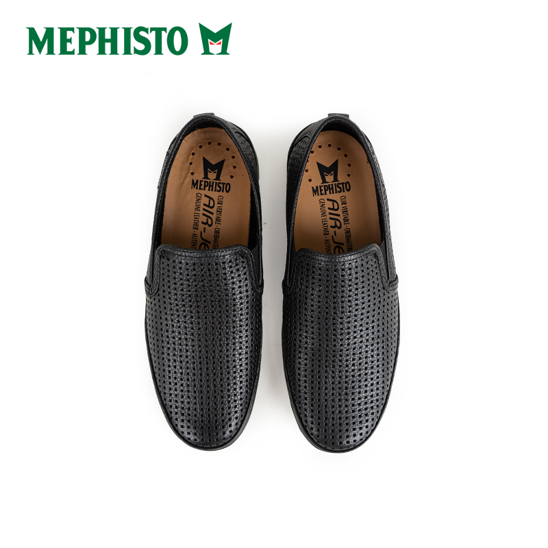 MEPHISTO/马飞仕图夏季新款休闲打孔一脚蹬百搭透气舒适TIAGO-图3