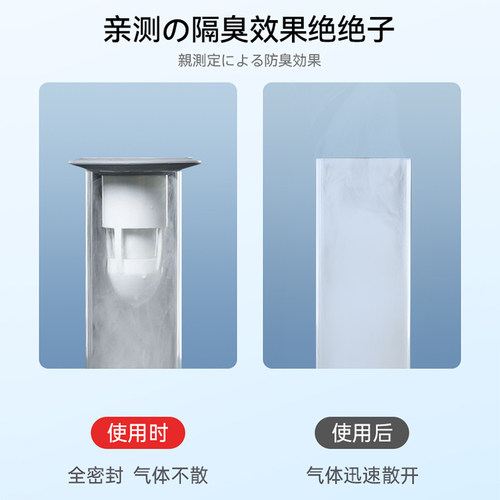 地漏防臭器卫生间厕所下水道反味堵封口盖下水管防虫除返臭神器X - 图2