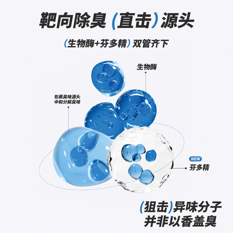 宠物除臭剂喷雾杀菌去味香水除臭味仓鼠狗狗猫尿生物酶净味5 00ml