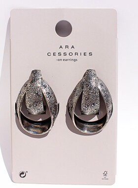 Z家原包装外贸饰品欧美风高级黑色闪钻编织金色假领子项链耳夹377