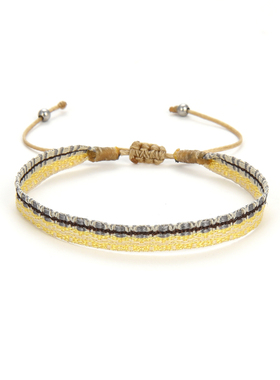 尼泊尔织带民族风花纹撞色手绳