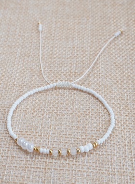 简约百搭小众设计感手工编织手链