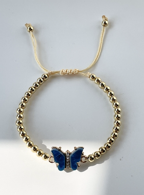 个性欧美风复古风蝴蝶手链