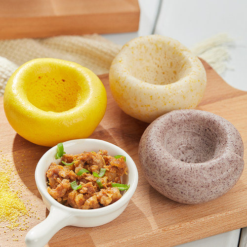 安井 黑米馒头1kg杂粮包800g早餐速食面食组合方便加热即食半成品 - 图3