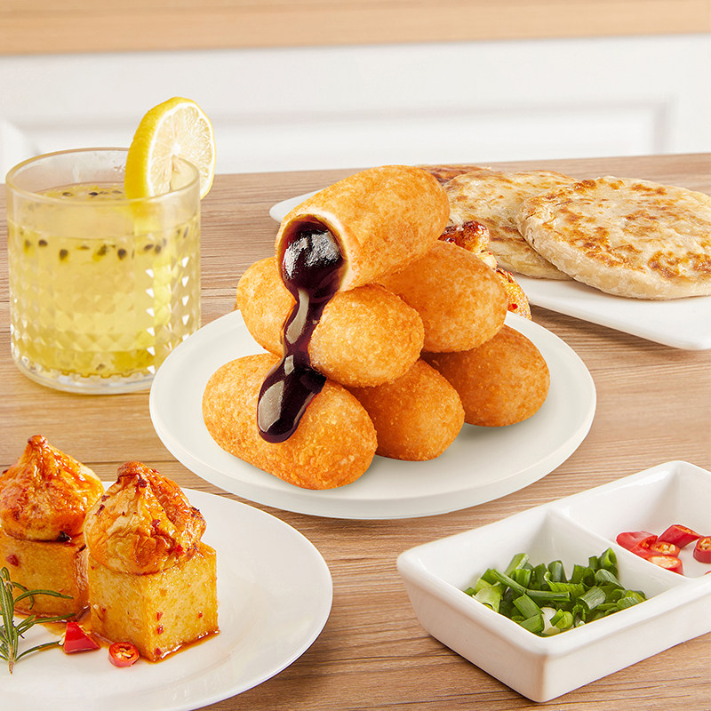 安井 300g爆浆糍粑*5袋共50根油炸小食糯米条夹心流心红糖糍粑,淘宝优惠券,粉丝福利购,淘宝优惠卷