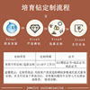Synthetic loose diamond customized one carat diamond ring