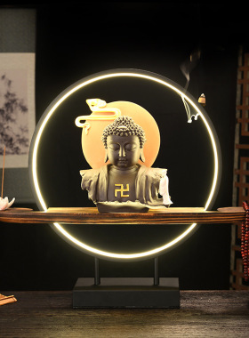 中式客厅陶瓷大日如来佛祖释迦摩尼佛像摆件家居装饰创意供奉摆件