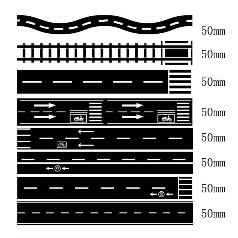儿童道路和纸胶带早教轨道交通铁路公路设计DIY汽车马路手工贴纸,淘宝优惠券,粉丝福利购,淘宝优惠卷
