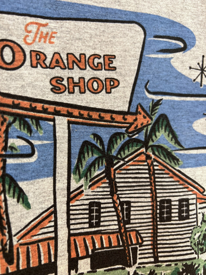 美式复古 vintage 度假房子椰子树 纯棉265克重磅圆领男女情侣T恤,淘宝优惠券,粉丝福利购,淘宝优惠卷