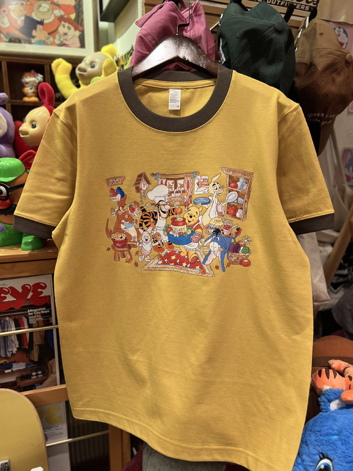 美式复古 vintage 趣味维尼熊跳跳虎 拼色纯棉重磅男女情侣T恤,淘宝优惠券,粉丝福利购,淘宝优惠卷