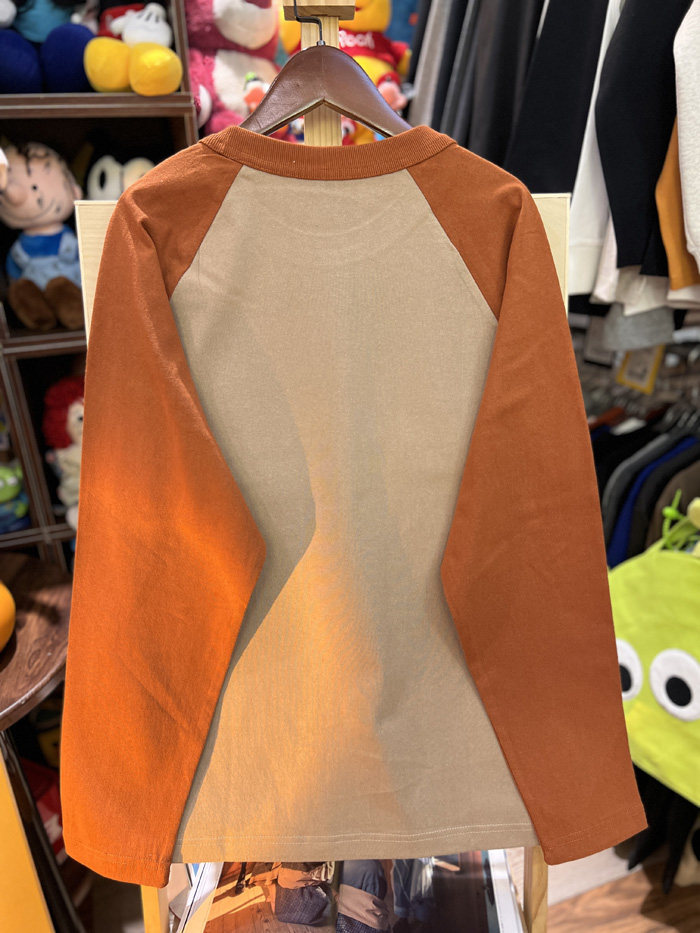 美式复古 vintage 卡通可爱小老虎 拼色插肩粗棉重磅男女情侣T恤,淘宝优惠券,粉丝福利购,淘宝优惠卷